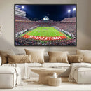 NC State Wolfpack Canvas Print - Raleigh Carter-Finley