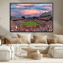 Carter-Finley Stadium Art Sunset Game Triple Canvas Wall Art by MyGreatCanvas | Canvas Wall Art Prints | Photo Prints & Wall Decor