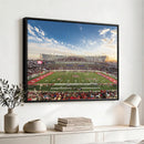 Framed Houston Cougars Football Team Print - Houston TDECU