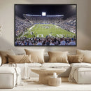 Brigham Young University Cougars Football Print Canvas -