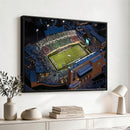 University of North Texas Mean Green Football Artwork,