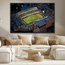 University of North Texas Mean Green Football Artwork,