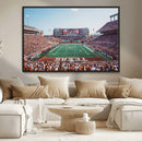 Framed Texas Memorial Stadium Canvas, University of Texas