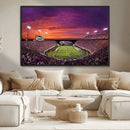 East Carolina University Pirates Football Print Canvas-