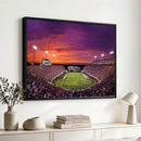 East Carolina University Pirates Football Print Canvas-