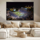 Duke University Blue Devils Football Print Canvas - Durham