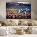 University of Kansas Jayhawks Football Team Art Print - by MyGreatCanvas | Canvas Wall Art Prints | Photo Prints & Wall Decor
