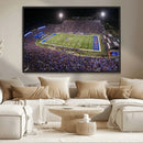 University of Kansas Jayhawks Football Team Print - Lawrence by MyGreatCanvas | Canvas Wall Art Prints | Photo Prints & Wall Decor