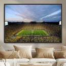 Michigan Stadium Wall Art Canvas Print, Vibrant Game Day by MyGreatCanvas | Canvas Wall Art Prints | Photo Prints & Wall Decor