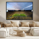 University of Michigan Wolverines Football Team Print - Ann by MyGreatCanvas | Canvas Wall Art Prints | Photo Prints & Wall Decor
