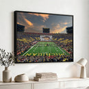 University of Michigan Wolverines Print Canvas, Football