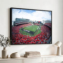 Cincinnati Bearcats Football Team Print - Nippert Stadium Wall Art Canvas Print
