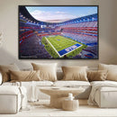 Buffalo Bills Football Team Print Canvas - Buffalo Highmark by MyGreatCanvas | Canvas Wall Art Prints | Photo Prints & Wall Decor