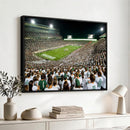 Michigan State Spartans Football Canvas Print - East Lansing