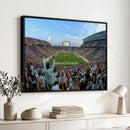 Michigan State Spartans Football Team Art Print - East