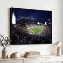 Michigan State Spartans Canvas, Framed Football Team Print -