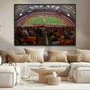 Syracuse University Orange Football Canvas Print, Football