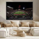 Framed Texas Tech Red Raiders Stadium Canvas, Texas Tech Red