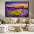 The Louisiana State University Tigers Football Team Print - by MyGreatCanvas | Canvas Wall Art Prints | Photo Prints & Wall Decor