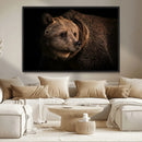 Wild Grizzly 399 Bear Canvas Wall Art Print, Bear Animal by MyGreatCanvas | Canvas Wall Art Prints | Photo Prints & Wall Decor
