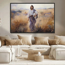 Jesus the Good Shepherd Wall Art Canvas Print - Lost Lamb