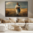Jesus Shepherd Wall Art | Ready to Hang Triptych Canvas of