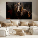 Abstract Black Horse Canvas Print for Farmhouse Wall Art | by MyGreatCanvas | Canvas Wall Art Prints | Photo Prints & Wall Decor
