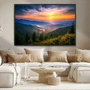 Majestic Mountain Sunrise Print | Landscape Wall Art | by MyGreatCanvas | Canvas Wall Art Prints | Photo Prints & Wall Decor