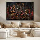 Large Floral Painting Print Illustration Flowers Canvas Wall by MyGreatCanvas | Canvas Wall Art Prints | Photo Prints & Wall Decor