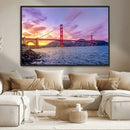 Golden Gate Bridge Wall Art Canvas Print – Framed San by MyGreatCanvas | Canvas Wall Art Prints | Photo Prints & Wall Decor