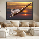Old War Plane Wall Art Canvas Print by MyGreatCanvas | Canvas Wall Art Prints | Photo Prints & Wall Decor