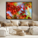 Red Leaves Autumn Forest Wall Art Canvas, Red Leaves Autumn by MyGreatCanvas | Canvas Wall Art Prints | Photo Prints & Wall Decor