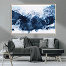 Abstract Blue Mountain Canvas Wall Art – Modern Triptych by MyGreatCanvas | Canvas Wall Art Prints | Photo Prints & Wall Decor