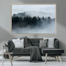 Autumn and Misty Trees in the Forest Wall Art Canvas Print, by MyGreatCanvas | Canvas Wall Art Prints | Photo Prints & Wall Decor