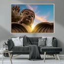 Buddha Statue and Daylight Wall Art, Buddha Statue Wall Art by MyGreatCanvas | Canvas Wall Art Prints | Photo Prints & Wall Decor