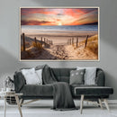 Sunset on the Sea Wall Art Canvas Print by MyGreatCanvas | Canvas Wall Art Prints | Photo Prints & Wall Decor