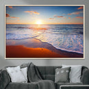 Tropical Ocean Sunset Wall Art Canvas Print, Golden Beach by MyGreatCanvas | Canvas Wall Art Prints | Photo Prints & Wall Decor