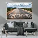 Recovery Road Wall Art Canvas Print