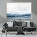 Blue Ocean Abstract Artwork Wall Art Canvas Print