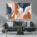 Boho Wall Art Canvas Print Set Mid-Century Prints Bohemian