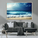 Majestic Ocean Wave Wall Art Canvas | 3 Panel Large Seascape