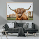 Highland Cow Animal Scottish Cattle Art Print Farmhouse Wall