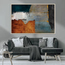 Modern Abstract Canvas Art Canvas Print - Framed and Ready