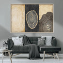 Tree Rings Canvas Wall Art Print – Minimalist Natural by MyGreatCanvas | Canvas Wall Art Prints | Photo Prints & Wall Decor