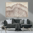Tree Ring Wall Art Triptych, Rustic Wood Ring Canvas Print,