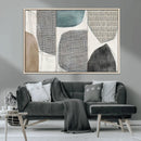 Canvas Print Wall Art Abstract Art Boho, Framed Boho Decor