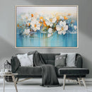 Abstract Flower Wall Art Canvas Print