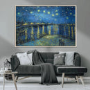 Vincent van Gogh Starry Night over the Rhone Abstract Wall