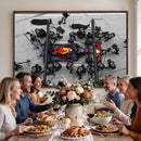 RedBull Formula 1 Canvas Wall Art Print