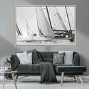 Yacht Sailboat Regatta Canvas Wall Art Canvas Print